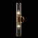 Бра Crystal Lux с лампочками SANCHO AP2 BRASS+Lamps E14 Свеча