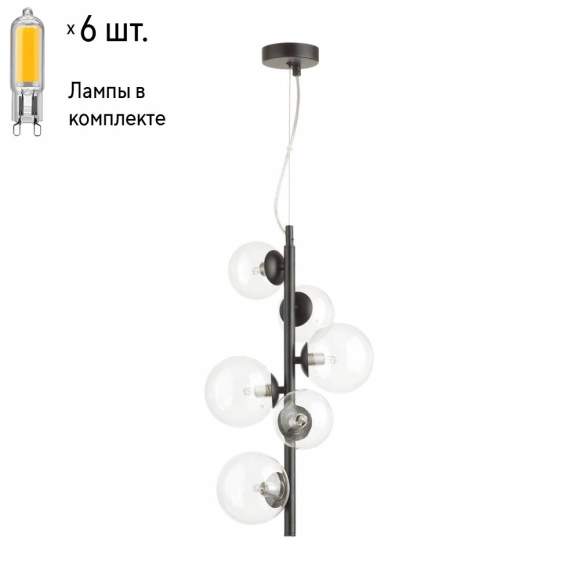 Подвесной светильник с лампочками Odeon Light Tovi 4818/6+Lamps G9