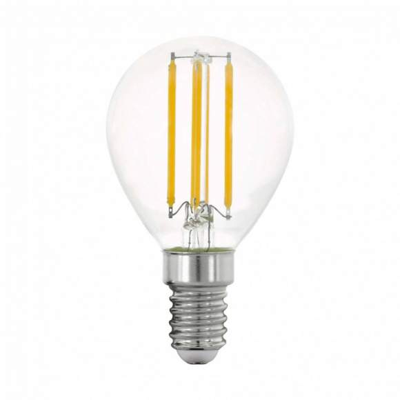 11761 Лампа LED филаментная прозрачная P45 E14 Eglo