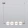 Подвесной светильник Евросвет Ringo 50089/4 хром (a049526)
