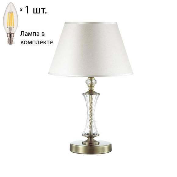 Настольная лампа с лампочкой Lumion Kimberly 4408/1T+Lamps E14 Свеча