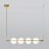 Подвесной светильник Евросвет Ringo 50089/4 золото (a049523)