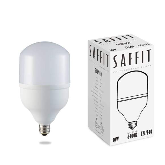 Светодиодная лампа Е27 (Е40) 30W 4000К (белый) SBHP1030 Saffit Feron 55090