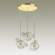 Подвесной светодиодный светильник Odeon Light Bubbles 4640/36LA