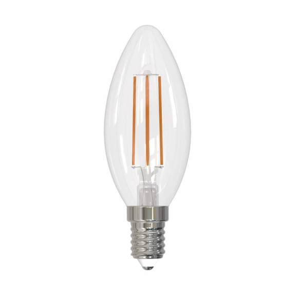 Диммируемая светодиодная лампа E14 9W 3000K (теплый) Air Uniel LED-C35-9W-3000K-E14-CL-DIM GLA01TR (UL-00005185)