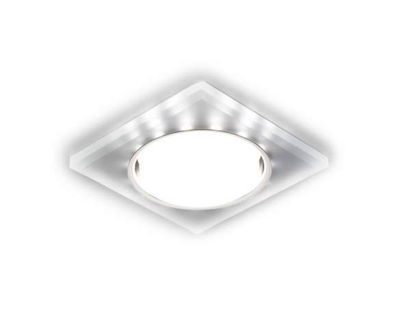 Встраиваемый светильник с LED подсветкой Ambrella light Compo G215 CH/WH