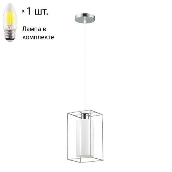 Подвесной светильник с лампочкой Lumion Elliot 3731/1+Lamps Е27 Свеча