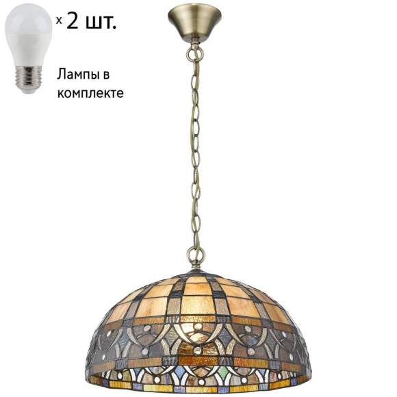 Подвесной светильник с лампочками Velante 824-806-02+Lamps E27 P45