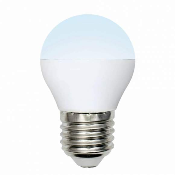 Лампа светодиодная шар E27 6W 4000K (Белый свет) Uniel Multibright LED-G45-6W/NW/E27/FR/MB PLM11WH картон (UL-00002378)