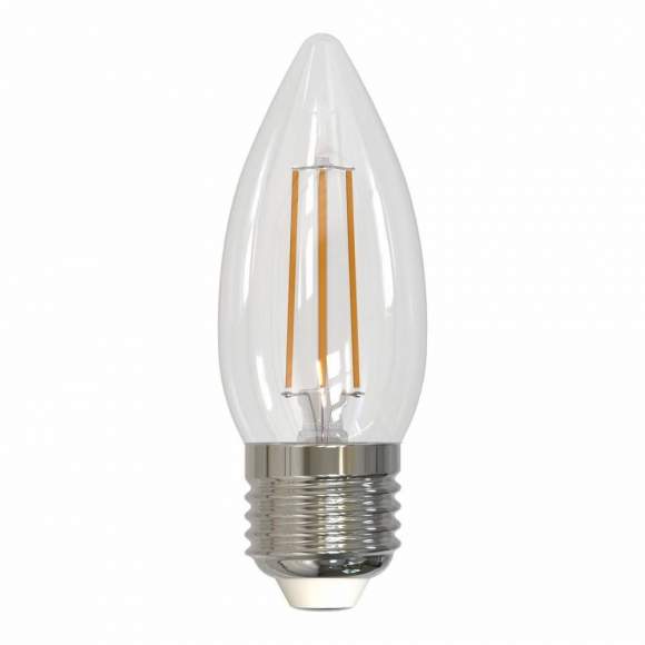 Диммируемая светодиодная лампа E27 9W 4000K (белый) Air Uniel LED-C35-9W-4000K-E27-CL-DIM GLA01TR (UL-00005188)