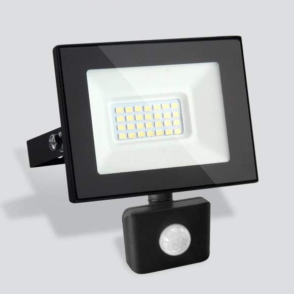 Светодиодный прожектор с датчиком движения Elementary Elektrostandard 027 FL LED 30W 6500K IP44 (a051943)