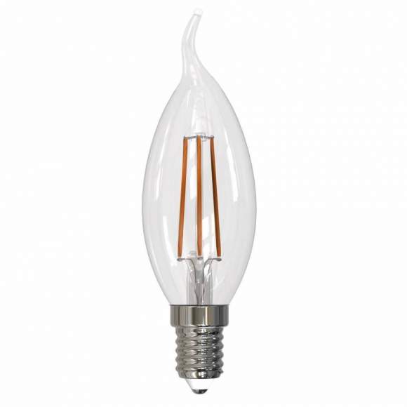 Диммируемая светодиодная лампа Свеча E14 9W 3000K (теплый) Air Uniel LED-CW35-9W-3000K-E14-CL-DIM GLA01TR (UL-00005189)