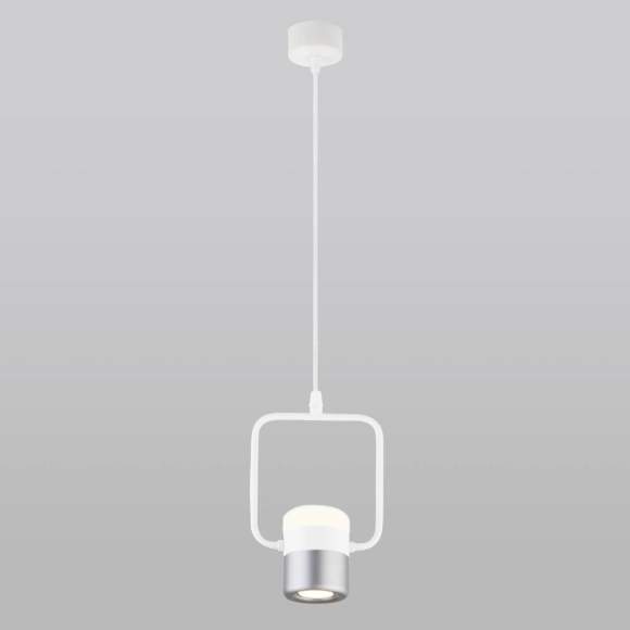 50165/1 LED белый/серебро белый/серебро Подвесной светодиодный светильник с поворотным плафоном Eurosvet a044563
