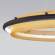 Подвесной светодиодный светильник с управлением по Wi-Fi и ПДУ Eurosvet Imperio 90241/1 черный/ золото Smart a054085