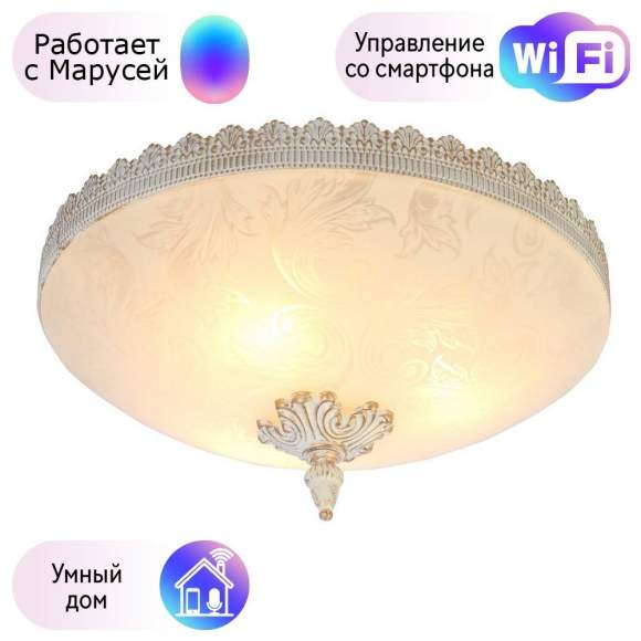 Потолочный светильник Arte Lamp с поддержкой Маруся A4541PL-3WG-М
