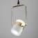 Подвесной светодиодный светильник с поворотным плафоном Eurosvet a044561 50165/1 LED золото/белый золото/белый