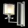 Бра Crystal Lux с лампочкой NICOLAS AP1 NICKEL/WHITE+Lamps E14 P45