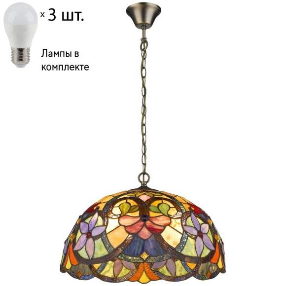 Подвесной светильник с лампочками Velante 818-806-03+Lamps E27 P45