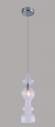 Подвесной светильник Crystal Lux с лампочкой Iris SP1 A Transparent+Lamps E14 Свеча