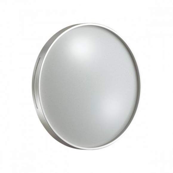 Настенно-потолочный светодиодный светильник с пультом Sonex Geta Silver 2076/EL