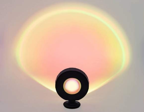 Атмосферная настольная лампа с пультом Desk Ambrella light DE8383
