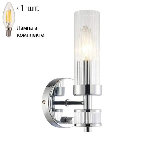 Бра с лампочкой Favourite Aesthetic 2672-1W+Lamps E14 Свеча