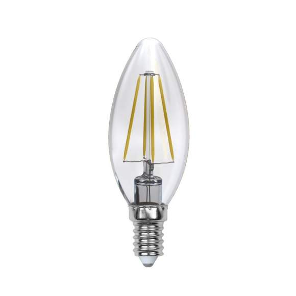 Диммируемая светодиодная лампа E14 5W 4000K (белый) Air Uniel LED-C35-5W-NW-E14-CL-DIM GLA01TR (UL-00002862)