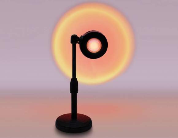 Атмосферная настольная лампа с пультом Desk Ambrella light DE8385