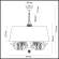 Подвесная люстра с лампочками Odeon Light Niagara 3921/4+Lamps E14 Свеча