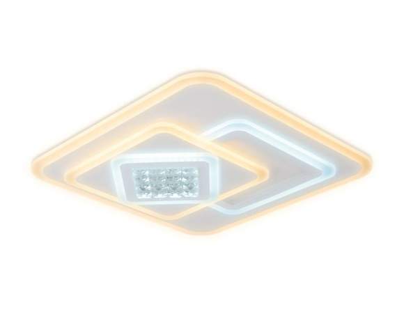 Потолочный светодиодный светильник с ПДУ (Радио 2.4) Ambrella light Acrylica FA255