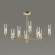 Люстра на штанге Lumion Kamilla с лампочками 5274/10C+Lamps E14 Свеча