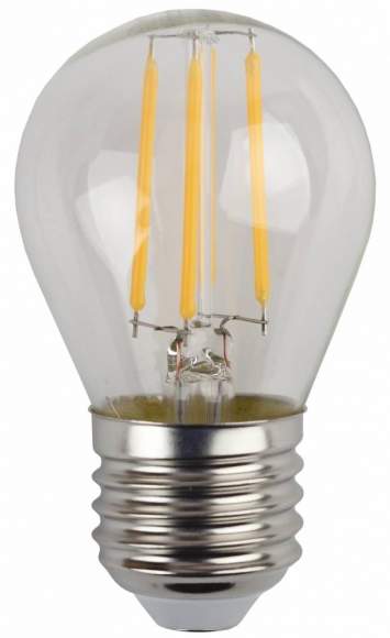 Филаментная светодиодная лампа Е27 9W 2700К (теплый) Эра F-LED P45-9w-827-E27 (Б0047023)