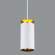 Светильник подвесной Elektrostandard DLS021 9+4W 4200К белый матовый/золото a045501