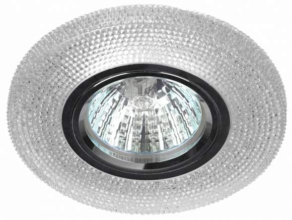 Точечный встраиваемый светильник cо светодиодной подсветкой ЭРА DK LD1 WH Б0018775