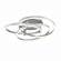 Потолочная светодиодная диммируемая люстра с пультом ДУ Indigo Pleiade 14002/3C Silver