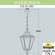 Подвесной уличный светильник Fumagalli SICHEM/Noemi E35.121.000.AXH27
