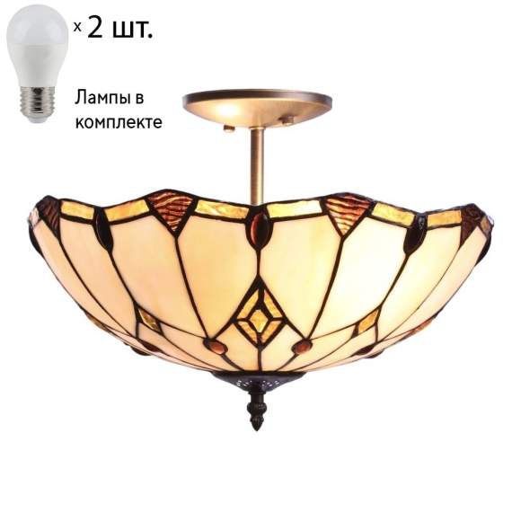 Потолочный светильник с лампочками Velante 832-807-02+Lamps E27 P45