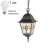 Уличный подвесной светильник с лампочкой  Favourite Zagreb 1804-1P+Lamps А60