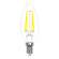 Филаментная светодиодная лампа E14 5W 3000К (теплый) Multibright Uniel LED-C35-5W-WW-E14-CL-MB GLM10TR (UL-00002367)