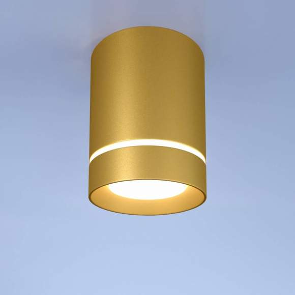 Потолочный светодиодный светильник Elektrostandard Topper DLR021 9W 4200K золото матовый (a049492)