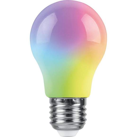 Светодиодная лампа для гирлянд белт-лайт CL25, CL50, E27 3W RGB Feron LB-375 38118