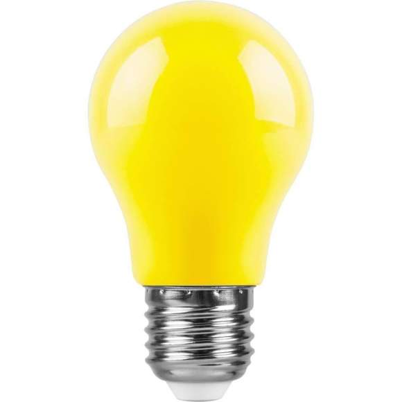 Светодиодная лампа E27 3W (желтый) A50 LB-375 Feron (25921)