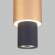 Подвесной светодиодный светильник Bento Eurosvet 50204/1 LED черный/матовое золото (a051714)