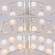 Потолочный светодиодный диммируемый светильник с пультом ДУ Bohemia Ivele Crystal 1901 19011/35IV/LED-DIM Ni