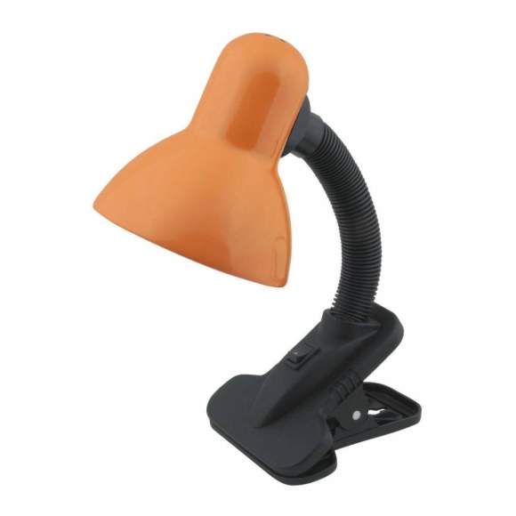 Настольная лампа на прищепке Uniel TLI-202 Orange. E27 (02153)