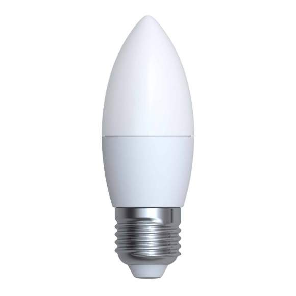 Светодиодная лампа E27 7W 3000K (теплый) Norma Volpe LED-C37-7W/WW/E27/FR/NR (UL-00003799)