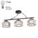 Потолочная люстра с лампочками Velante 236-107-03+Lamps E27 P45