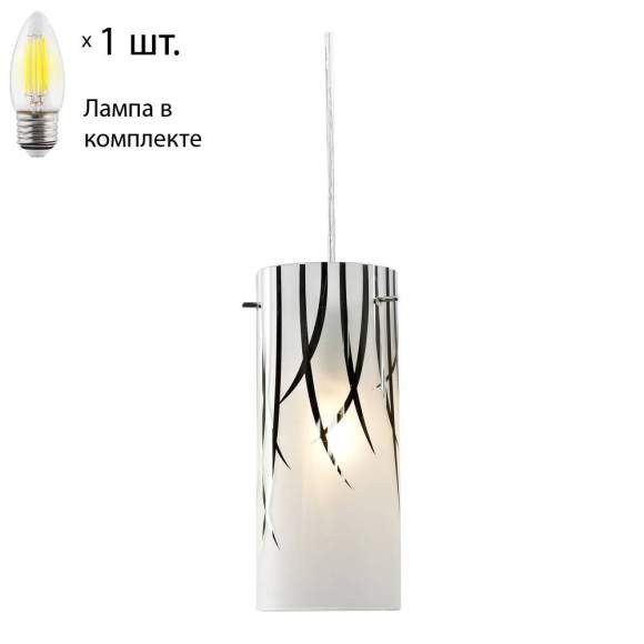 Подвесной светильник с лампочкой Velante 776-106-01+Lamps E27 Свеча