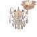 Бра Crystal Lux с лампочками Sevilia AP2 Gold+Lamps E14 Свеча