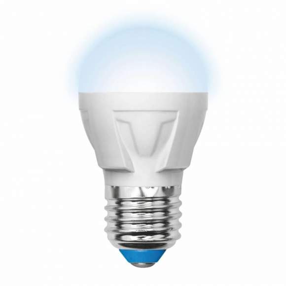 Светодиодная лампа E27 7W 4000K (белый) Uniel ED-G45 7W-NW-E27-FR PLP01WH (UL-00002418)